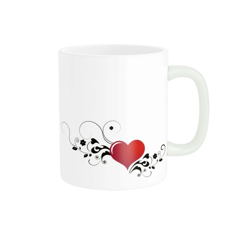 ماگ پاد آفرین طرح قلب کد 62