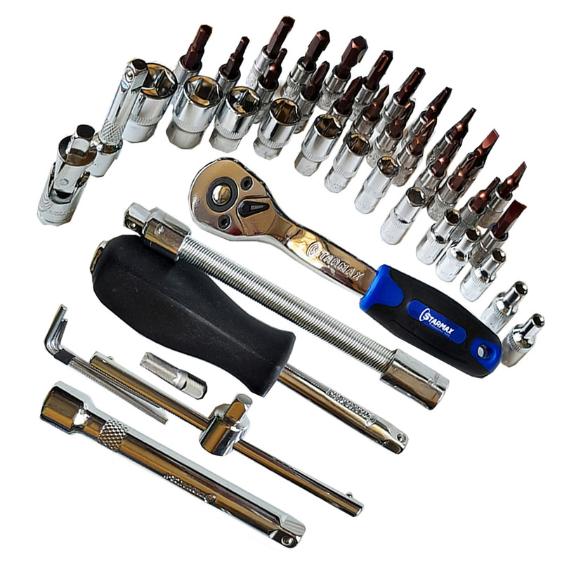 آچار بکس استارمکس مدل RO - 4646 مجموعه 46 عددی آچار بکس استارمکس مدل RO - 4646 مجموعه 46 عددی