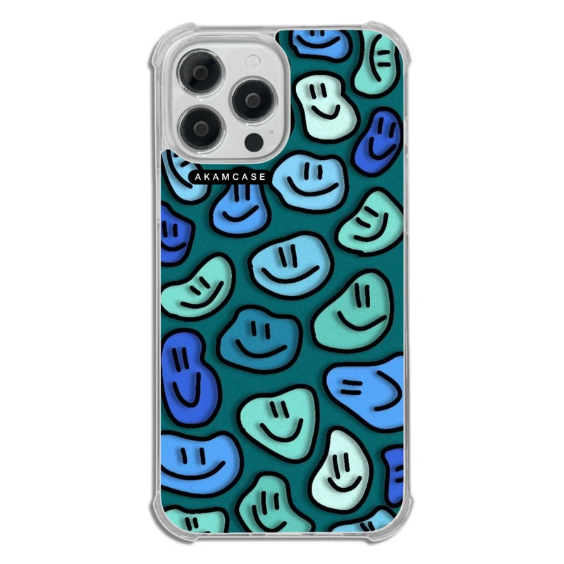 کاور آکام مدل AMCWTA13PROMAX-HAPPY FACE9 مناسب برای گوشی موبایل اپل iPhone 13 Pro Max