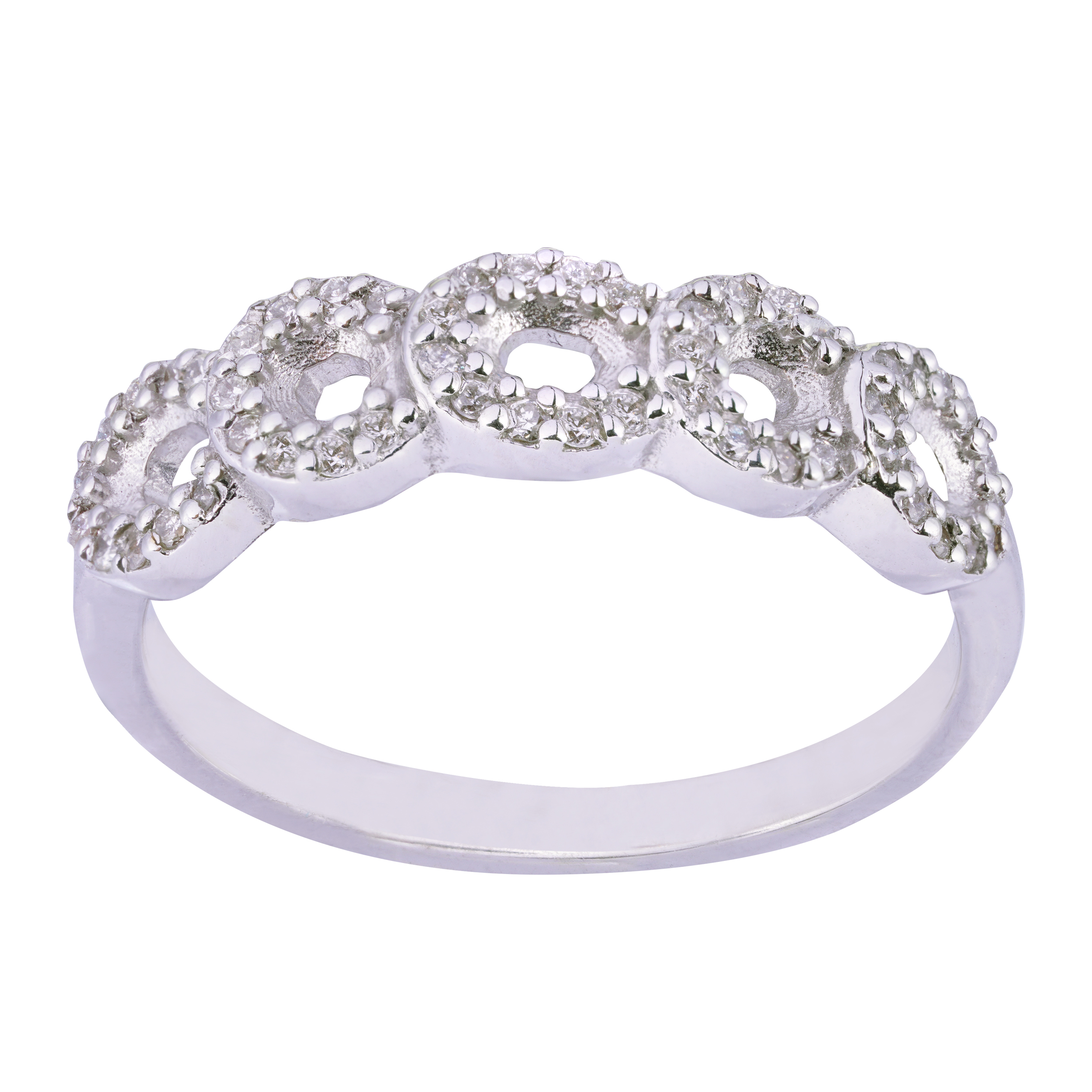 انگشتر طلا 18 عیار زنانه مدل FL 001007