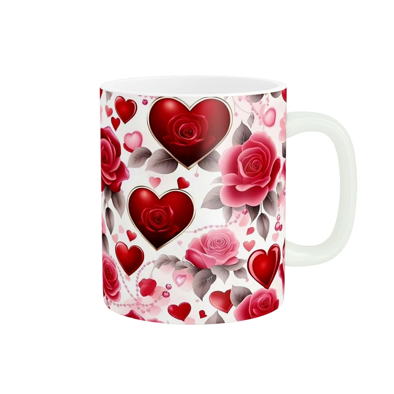 ماگ پاد آفرین طرح قلب کد 742