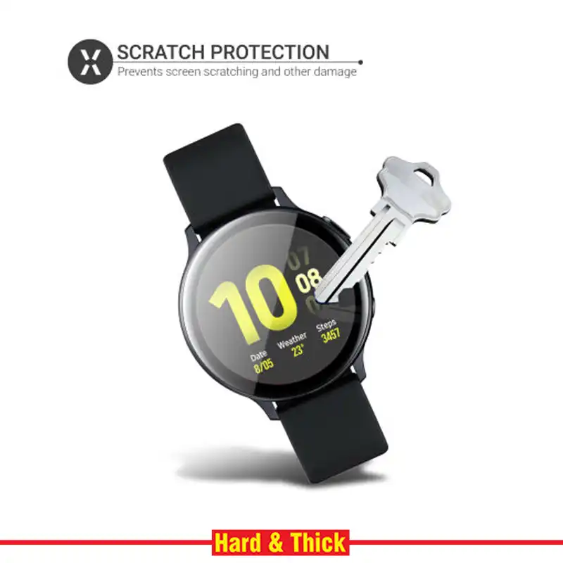 محافظ صفحه نمایش نانو هارد اند تیک مدل NHT مناسب برای ساعت هوشمند سامسونگ Galaxy Watch Active 44mm بسته دو عددی