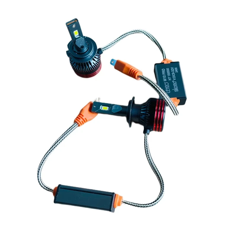 هدلایت خودرو لنزو مدل M10 PRO - 150000 پایه H7 بسته 2 عددی