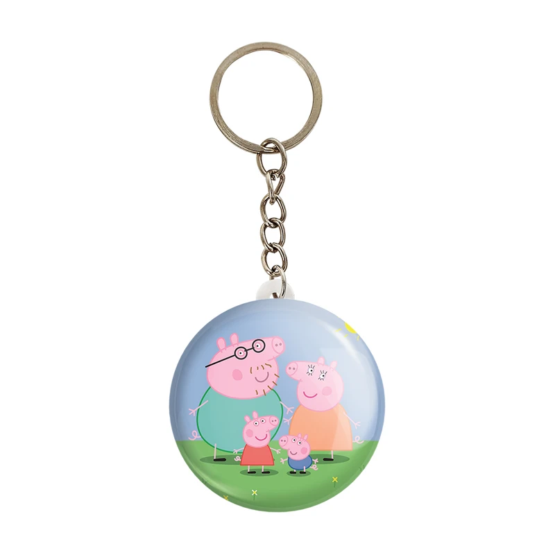 جاکلیدی خندالو مدل خانواده پپا پیگ انیمه پپاپیک Peppa pig کد 22070