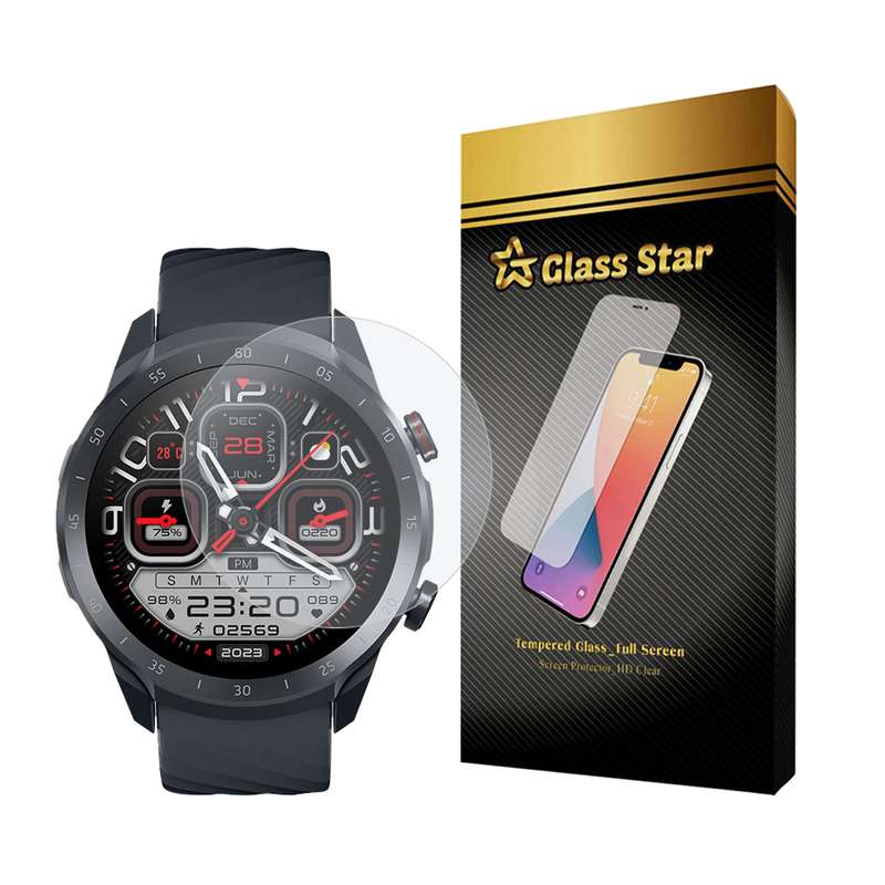 محافظ صفحه نمایش گلس استار مدل WATCHSAFS مناسب برای ساعت هوشمند شیائومی Mibro Watch A2