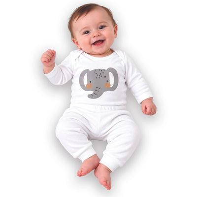 ست بادی و شلوار نوزادی نیل کوک مدل CUTIE SAFARI ELE