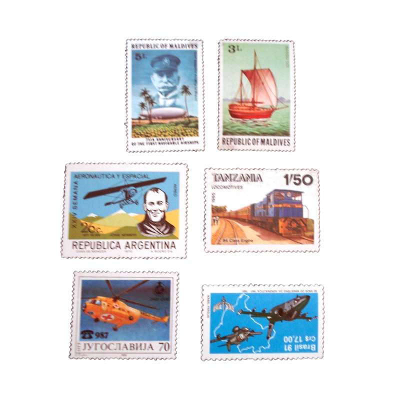 تمبر یادگاری مدل ملل کد  DS1712  مجموعه 6 عددی 