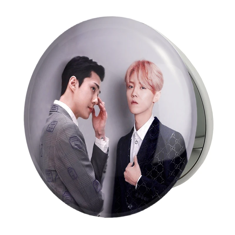 آینه جیبی خندالو طرح گروه اکسو EXO مدل تاشو کد 13578 