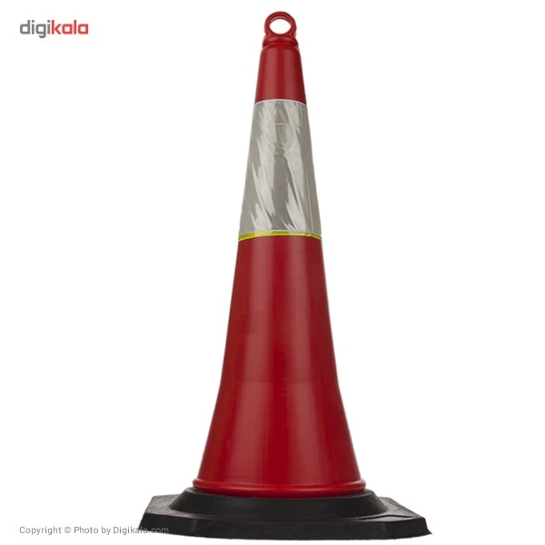 عکس شماره 3 : مخروط حلقه دار ترافیکی مدل 80 سانتی متری