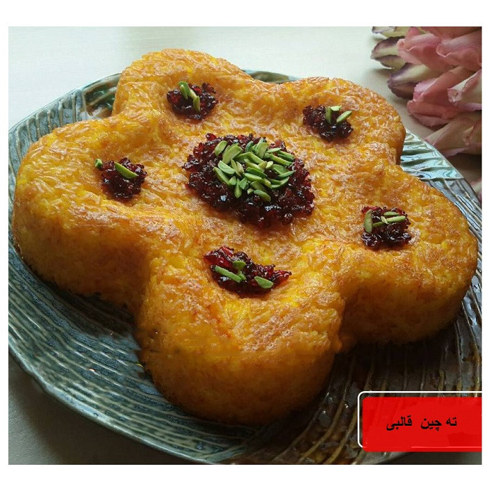 قالب کیک به گز مدل گل کف برجسته