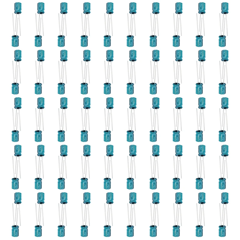 خازن الکترولیتی 22 میکرو فاراد 100 ولت تایکن مدل 22uf-100v بسته 100 عددی