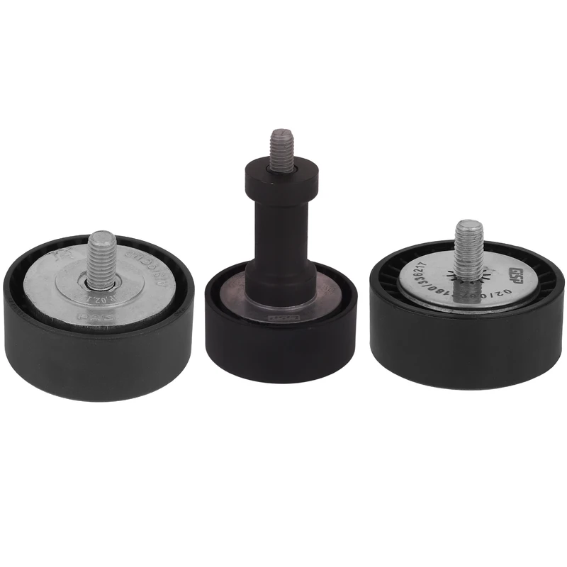 مجموعه کامل غلطک هرزگرد کولر جی ای اس پی کد 3362161718 مدل A-B-C مناسب برای سمند EF7 و سورن EF7 مجموعه 3 عددی