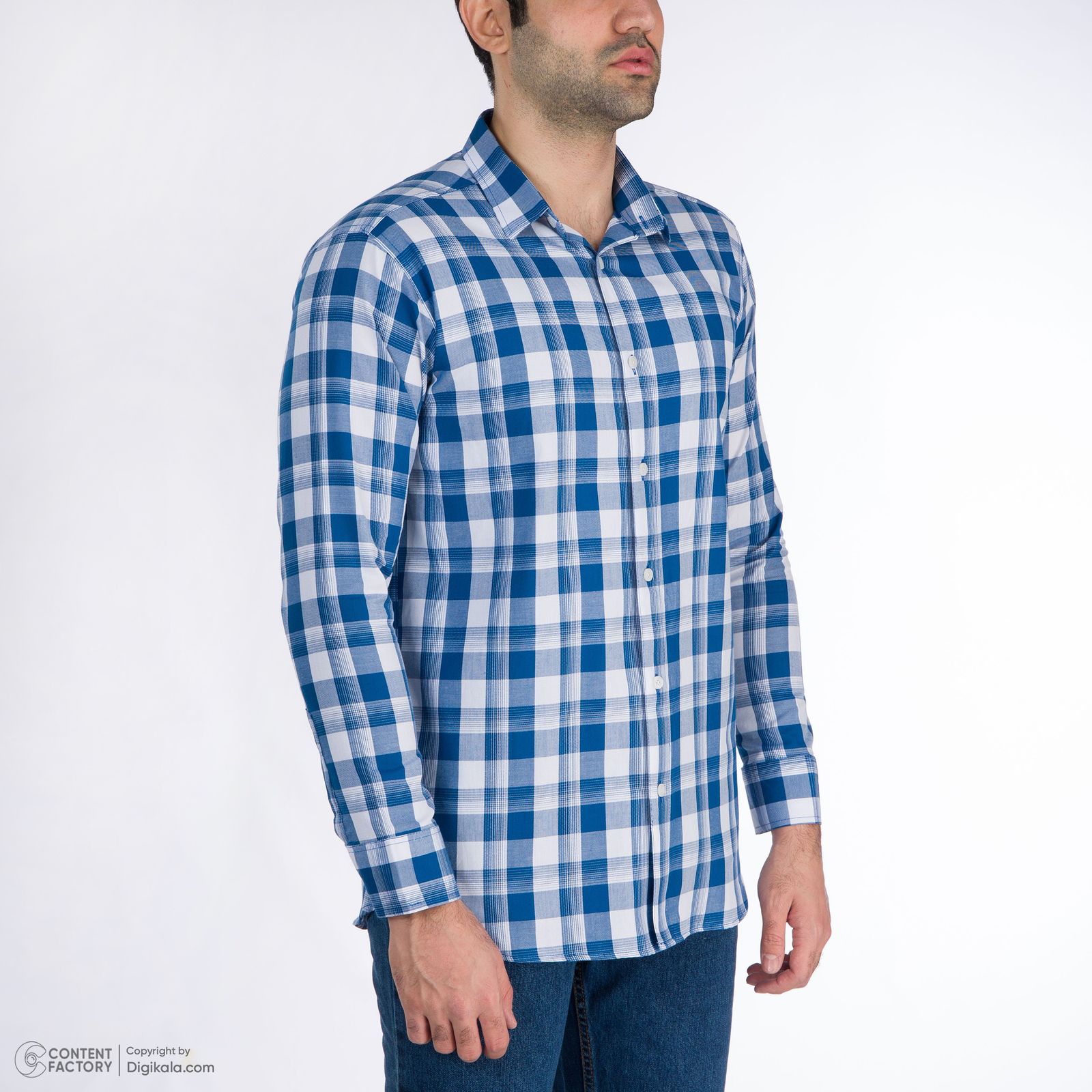 پیراهن آستین بلند مردانه باینت مدل 2261701-58 -  - 8