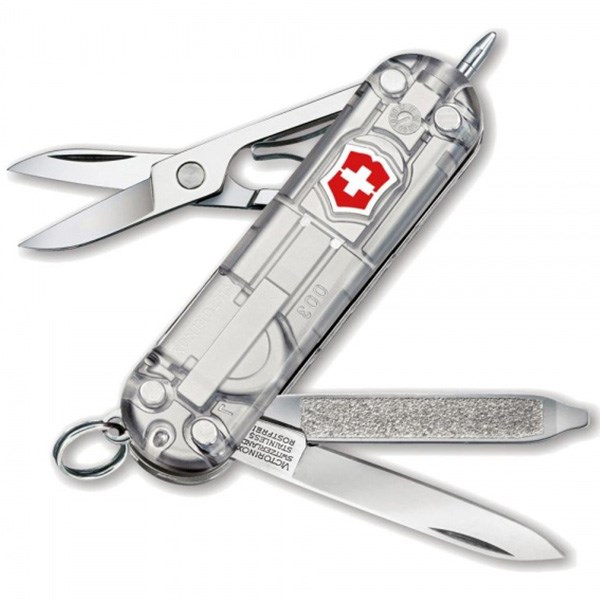 چاقوی ویکتورینوکس مدل Sign Lite Silver Tech کد 06226T7