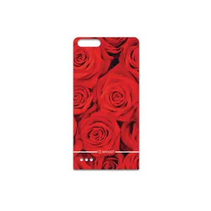 MAHOOT Red-Flower Cover Sticker for Huawei Ascend G6