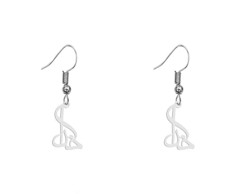 گوشواره زنانه هایکا طرح خدا مدل ha-185