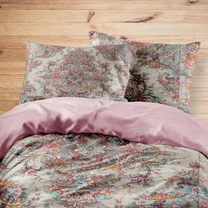 سرویس روتختی مدوپد طرح فرش تبریز مدل C-Tabriz39 یک نفره 4 تکه