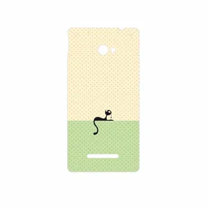 MAHOOT Minimal Internet Cat Icon Cover Sticker for HTC 8X
