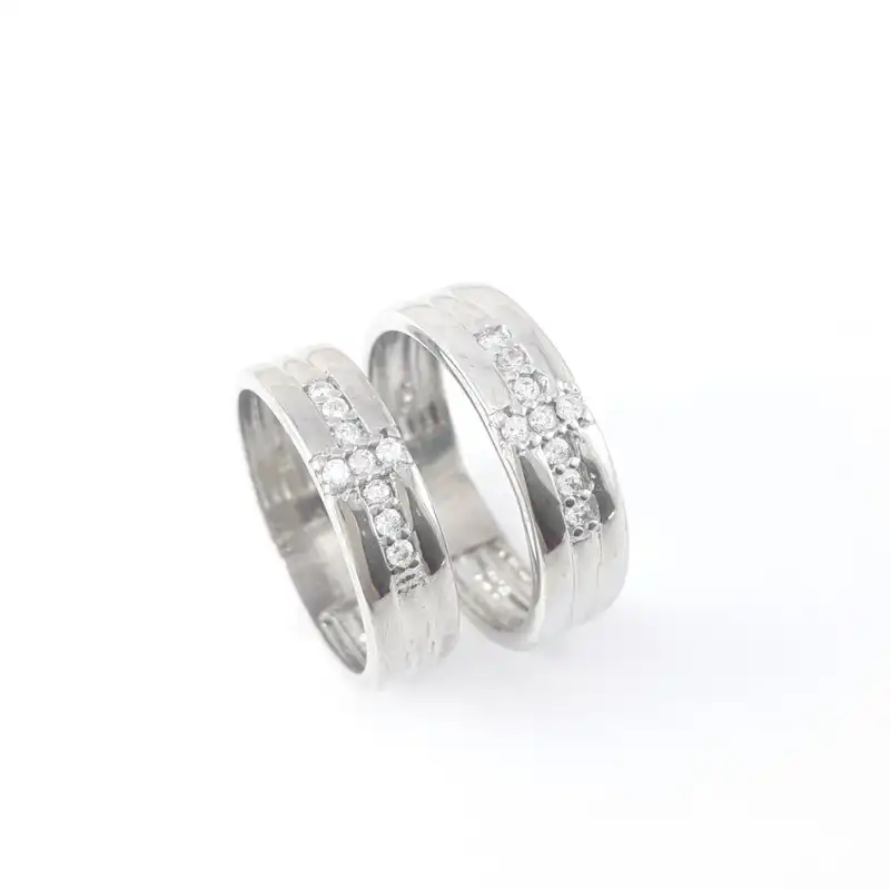 ست انگشتر نقره مدل فانا