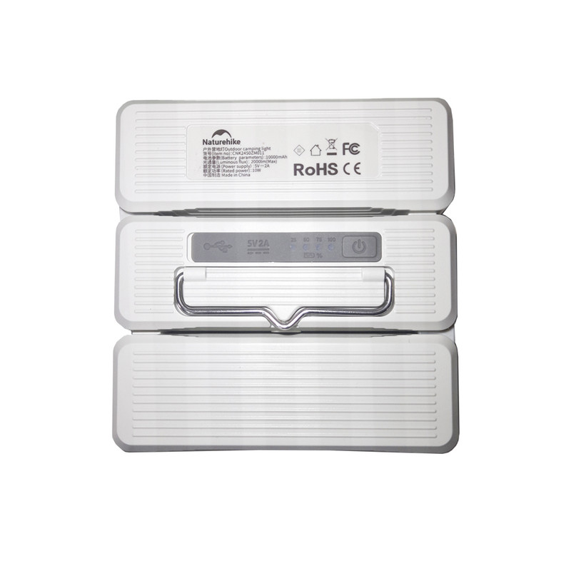 چراغ آویز چادر نیچرهایک مدل CNK2450ZM011 با نور آفتابی