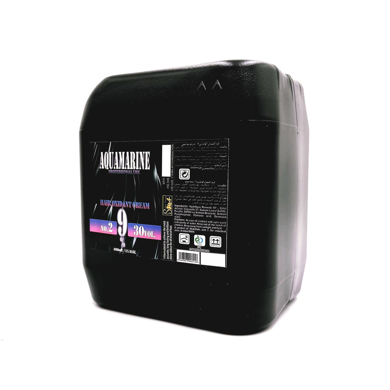 اکسیدان آکوامارین مدل 20VOL نه درصدی حجم 4000 میلی لیتر