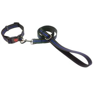 ست قلاده و بند قلاده سگ طرح لیزری کد 2025 