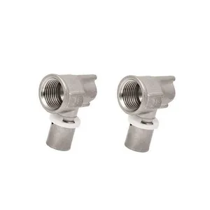 اتصال زانویی نیوپایپ مدل 16x1/2 کد 21610 بسته 2 عددی