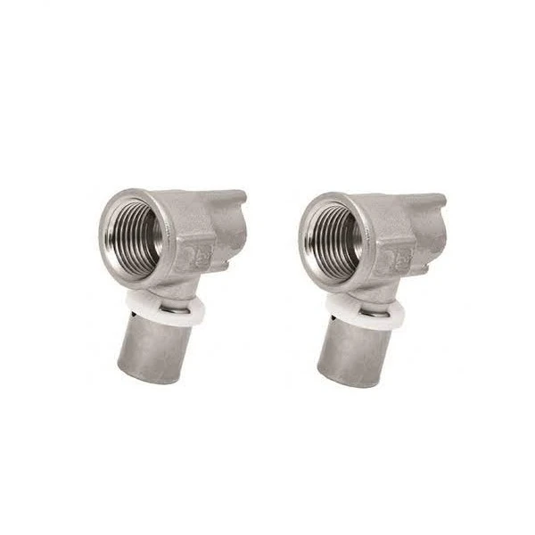 اتصال زانویی نیوپایپ مدل 25x3/4 کد 21618 بسته 2 عددی