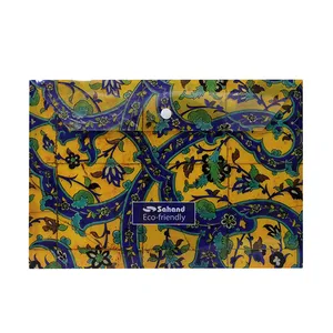 پوشه دکمه دار سهند طرح سنتی کد 0371P11