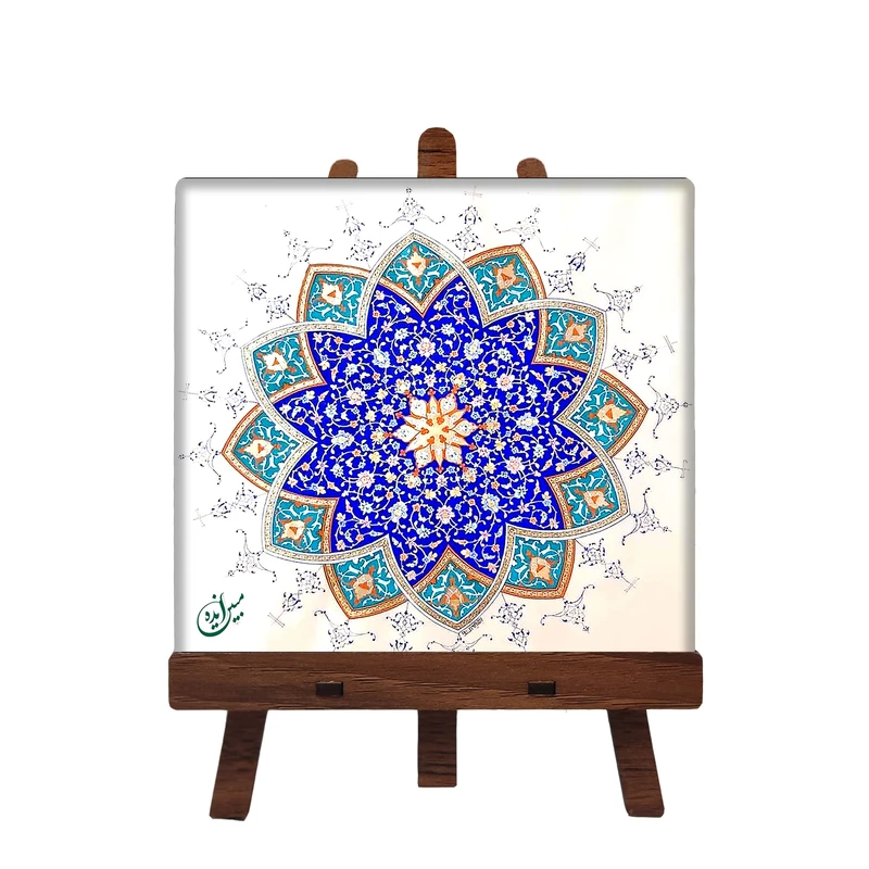 کاشی مبین ایده مدل سنتی ch10 کد 1102 به همراه پایه