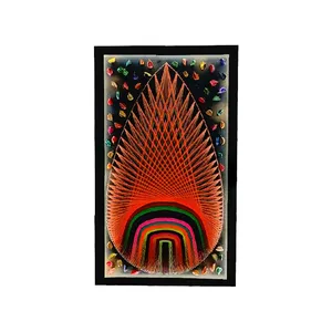 تابلو میخ و نخ طرح قطره کد 1960