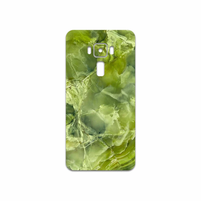 برچسب پوششی ماهوت مدل Green Crystal Marble مناسب برای گوشی موبایل ایسوس Zenfone 3 Deluxe ZS570KL