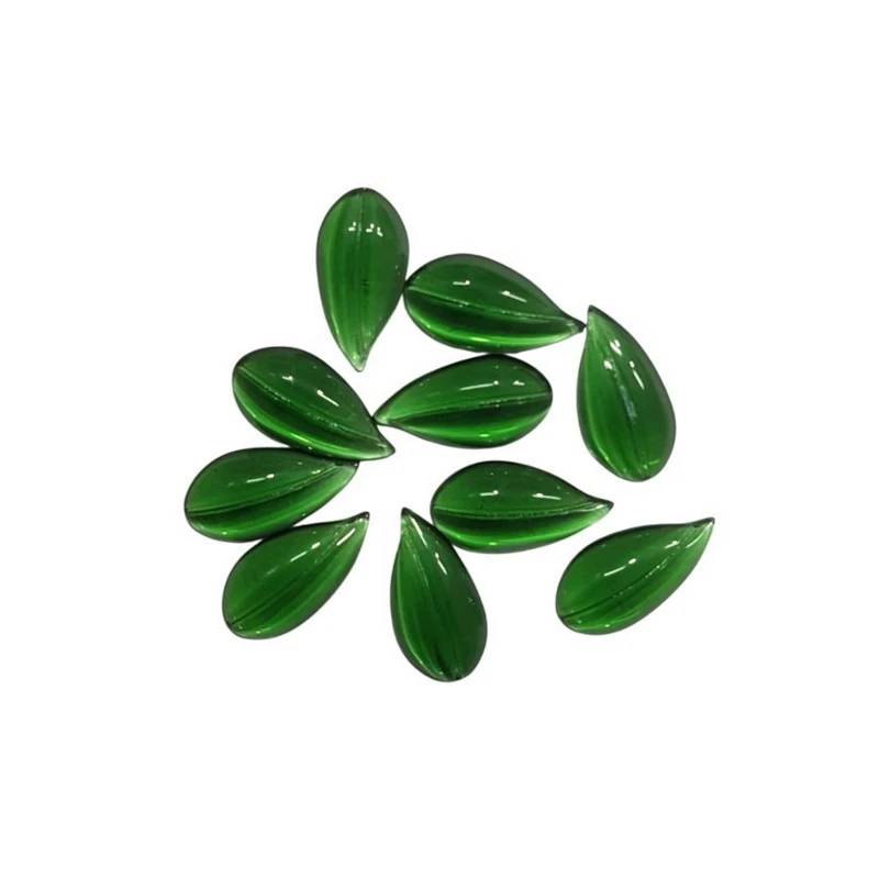 دکوری مدل گلبرگ شیشه ایی طرح اشکی مجموعه 10 عددی