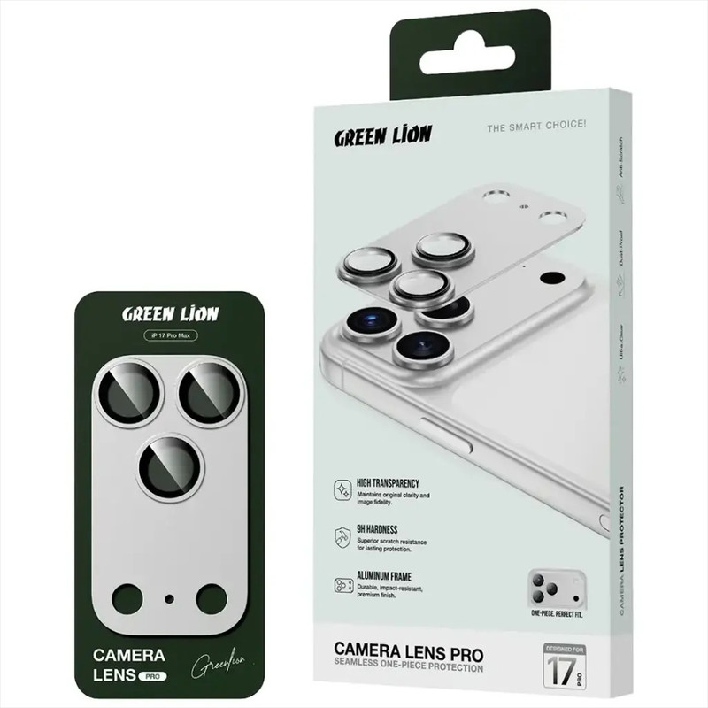 محافظ لنز دوربین گرین لاین مدل Camera Lens Pro مناسب برای گوشی موبایل اپل iPhone 17 Pro 