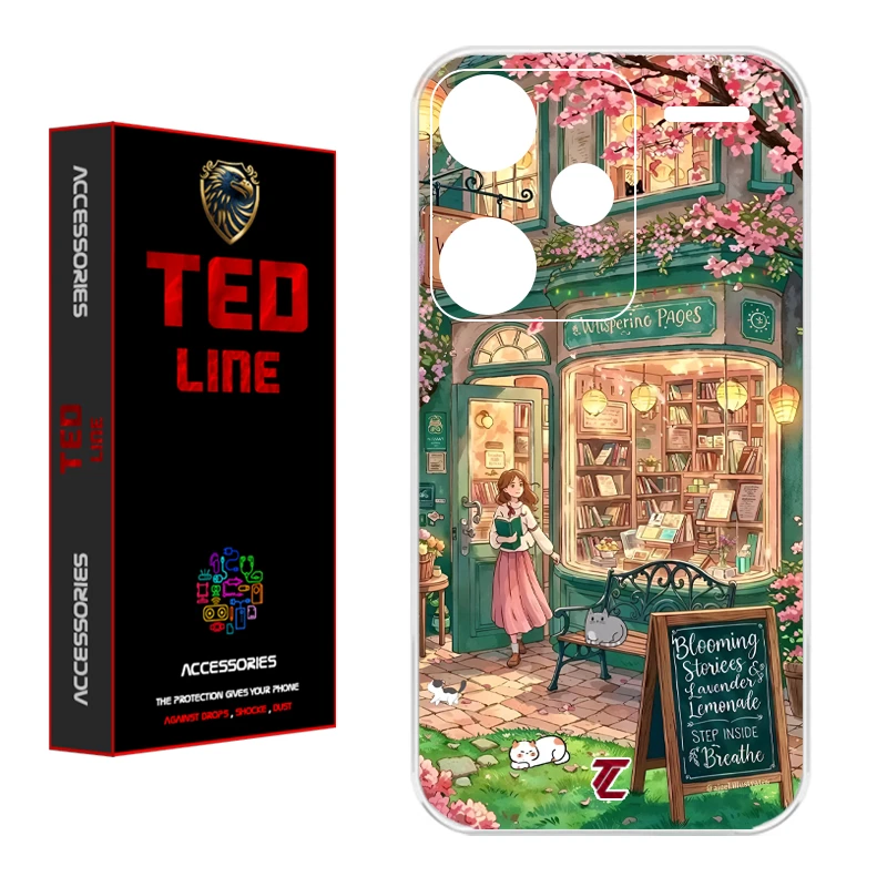 کاور تدلاین طرح دختر کد 1225 مناسب برای گوشی موبایل شیائومی Redmi Note 13 Pro Plus