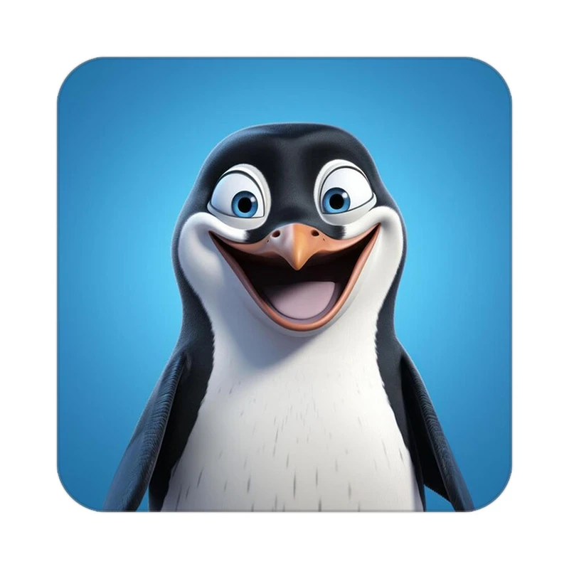 زیر لیوانی کاکتی طرح حیوانات کارتونی مدل mp27803