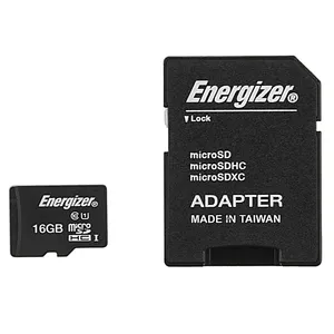 کارت حافظه microSDHC انرجایزر مدل Hightech کلاس 10 استاندارد UHS-I U1 سرعت 40MBps همراه با آداپتور SD ظرفیت 16 گیگابایت
