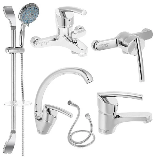 ست شیرآلات نورتکس مدل پورتو قهرمان ایت 2025 مجموعه 6 عددی