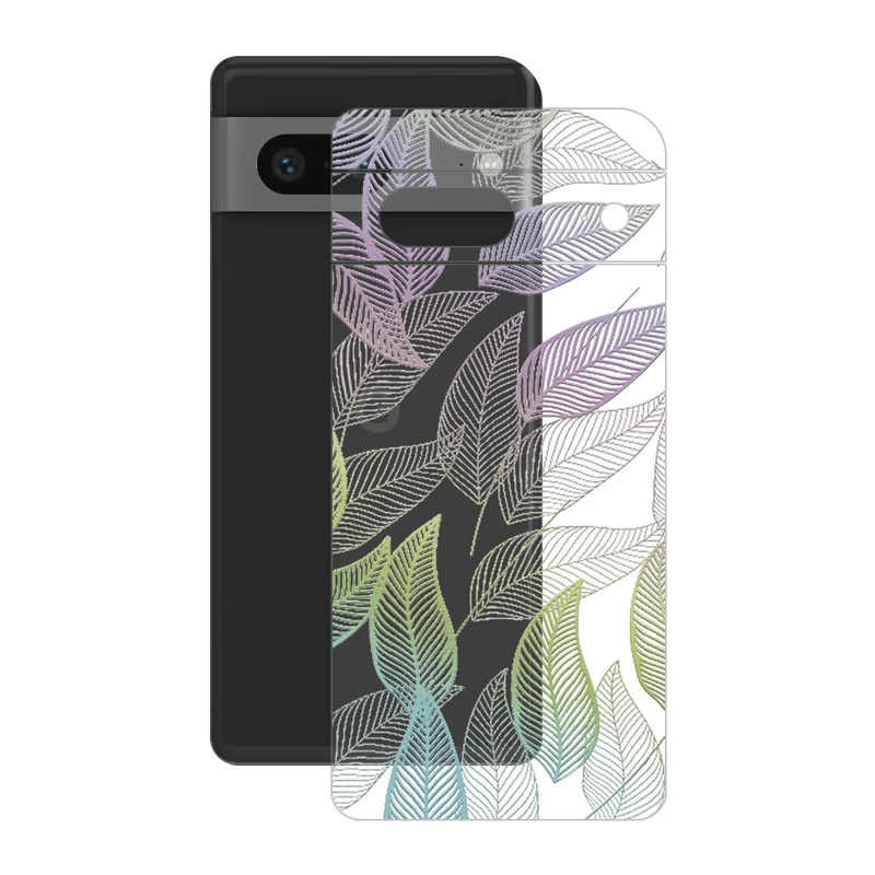برچسب پوششی ریمکس مدل Clea طرح برگ مناسب برای گوشی موبایل گوگل Pixel 7