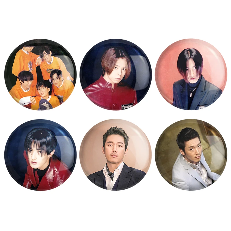 مگنت خندالو طرح گروه H.O.T کد 525A مجموعه 6 عددی