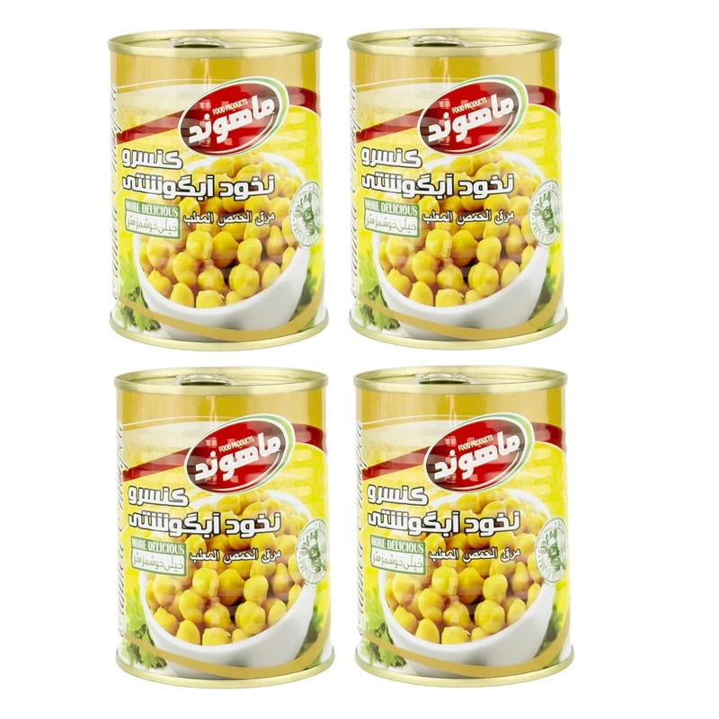 کنسرو نخود آبگوشتی ماهوند - 350 گرم مجموعه 4 عددی