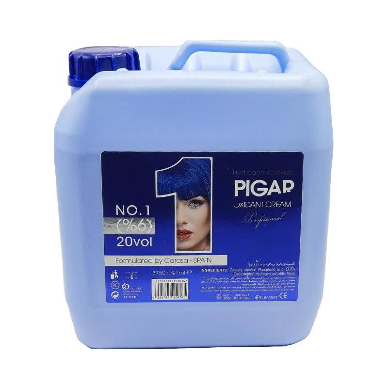 اکسیدان پیگار مدل 1 شش درصدی حجم 4000 میلی لیتر