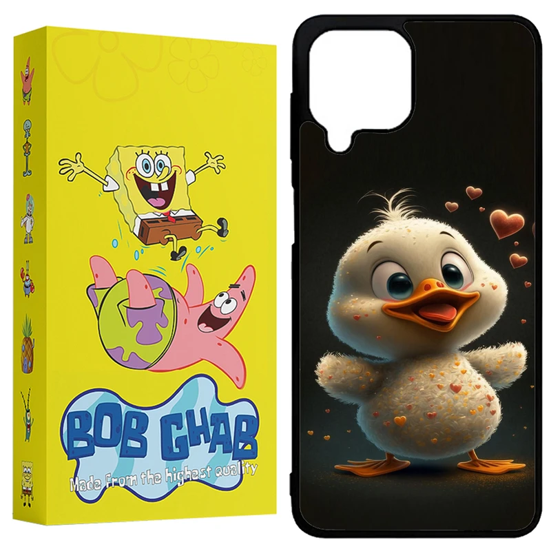 کاور باب قاب طرح جوجه اردک مدل BCPA224 مناسب برای گوشی موبایل سامسونگ Galaxy A22 4G / M22 4G / M32 4G