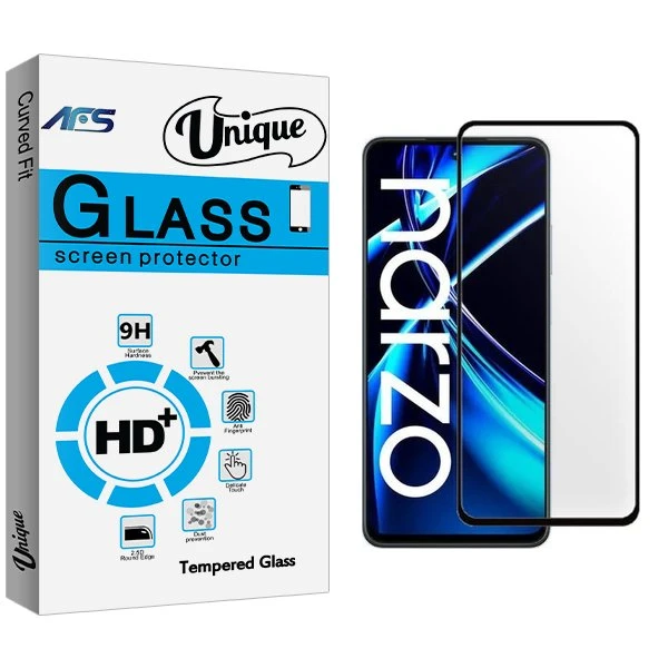 محافظ صفحه نمایش شیشه ای ای اف اس مدل Unique مناسب برای گوشی موبایل ریلمی Narzo N55