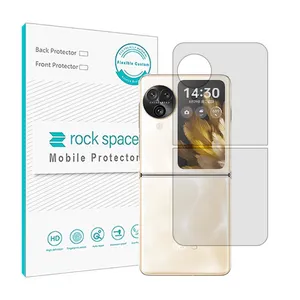 Transparent Rockspace HyGEL phone back protector suitable for Oppo find n3 flip mobile phone