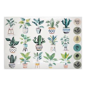 برچسب طرح برش خورده بولت ژورنال مدل Plants A5