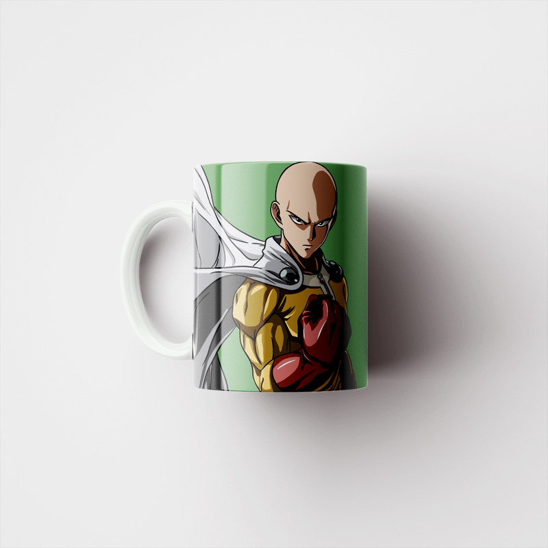 ماگ طرح انیمه وان پانچ من one punch man کد 284