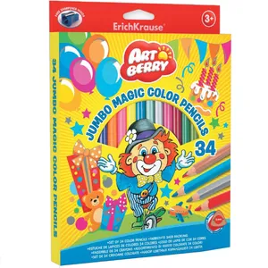 مداد رنگی 34 رنگ اریک کراوزه مدل jumbo کد 34674