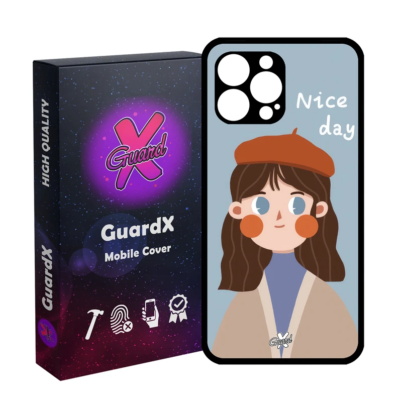 کاور گارد ایکس طرح دختر مدل Glass10628 مناسب برای گوشی موبایل اپل iPhone 12 Pro
