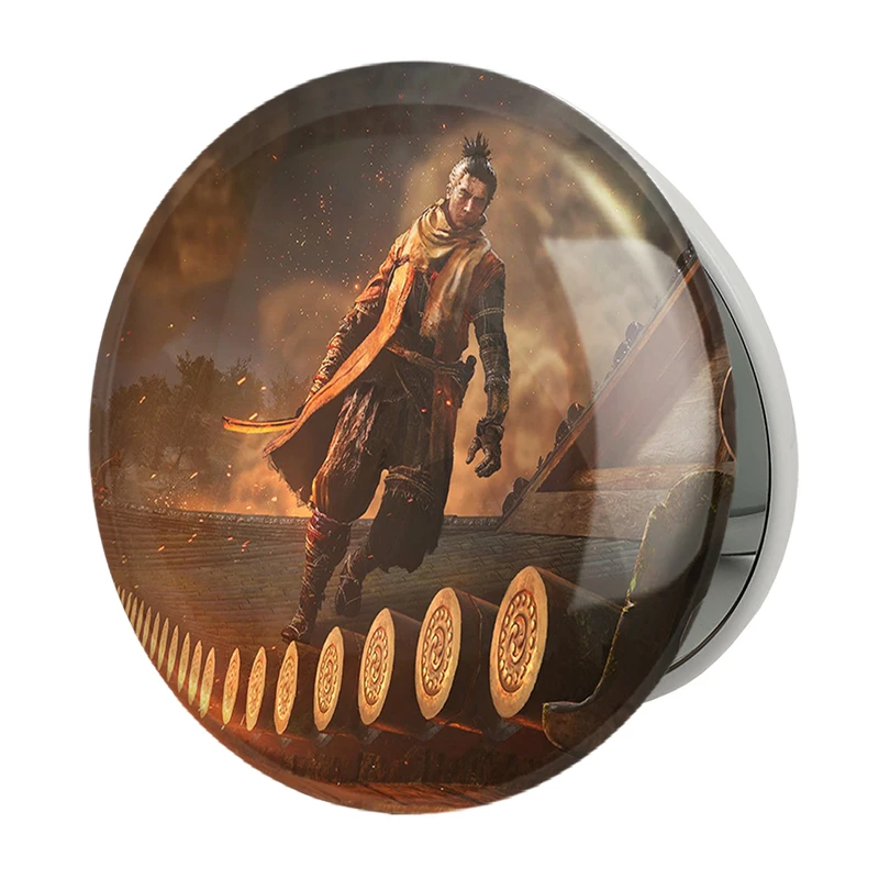 آینه جیبی خندالو طرح  وولف سیکرو    مدل تاشو کد 30536